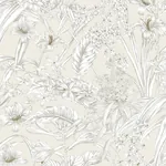 York Wallcoverings Orchid Conservatory Toile Beige & Taupe Wallpaper - SKU RT7883