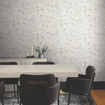 York Wallcoverings Orchid Conservatory Toile Beige & Taupe Wallpaper - SKU RT7883