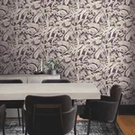 York Wallcoverings Orchid Conservatory Toile Mulberry Wallpaper - SKU RT7881