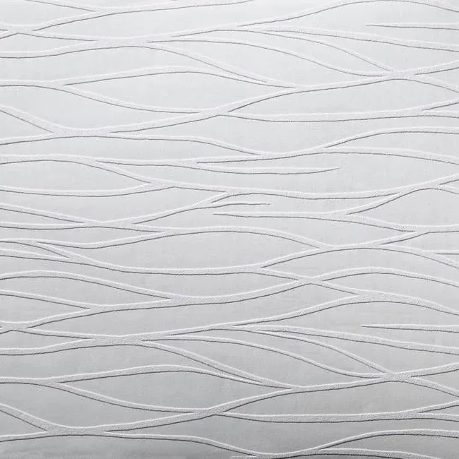 York Wallcoverings Organic Waves Paintable White Wallpaper - SKU PT9418