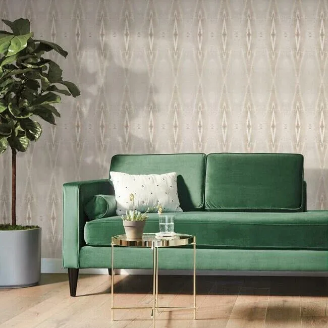 York Wallcoverings Origin Beige Wallpaper - SKU DA3562N