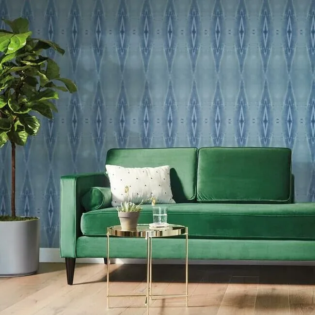 York Wallcoverings Origin Blue Wallpaper - SKU DA3563N