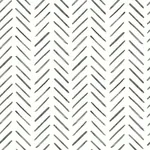 York Wallcoverings Painted Herringbone Black Wallpaper - SKU CV4454