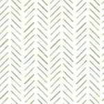 York Wallcoverings Painted Herringbone Green Wallpaper - SKU CV4452
