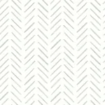 York Wallcoverings Painted Herringbone Grey Wallpaper - SKU CV4453