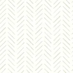 York Wallcoverings Painted Herringbone Off White Wallpaper - SKU CV4456
