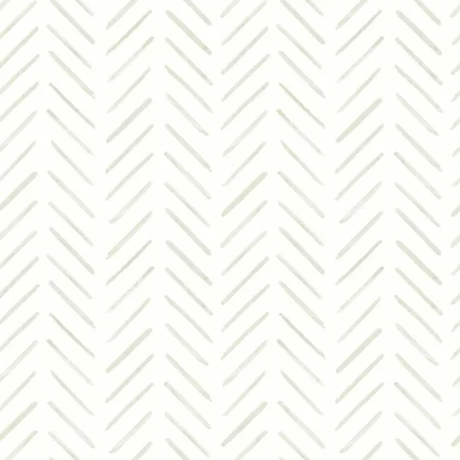 CV4456 | Painted Herringbone Off White Wallpaper