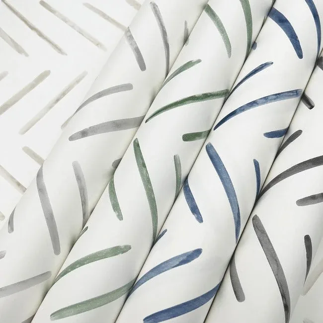 York Wallcoverings Painted Herringbone Sand Peel & Stick Wallpaper - SKU PSW1529RL