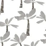 York Wallcoverings Painted Oasis Carbon & Graphite Wallpaper - SKU ZM2838