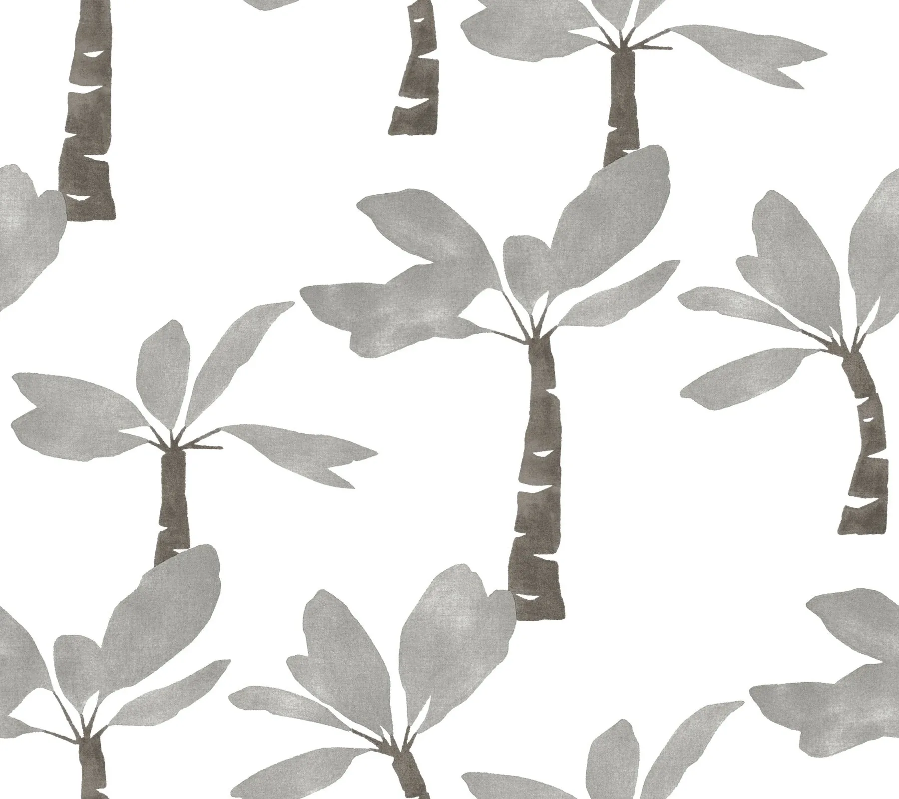 York Wallcoverings Painted Oasis Carbon & Graphite Wallpaper - SKU ZM2838