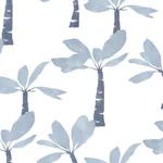 York Wallcoverings Painted Oasis Ultramarine Wallpaper - SKU ZM2837