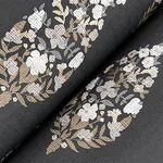 York Wallcoverings Paisley Black Wallpaper - SKU RF7472