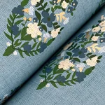 York Wallcoverings Paisley Blue Wallpaper - SKU RF7473