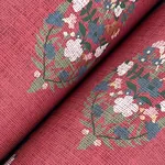 York Wallcoverings Paisley Burgundy Wallpaper - SKU RF7475