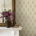 York Wallcoverings Paisley Linen Wallpaper - SKU RF7474