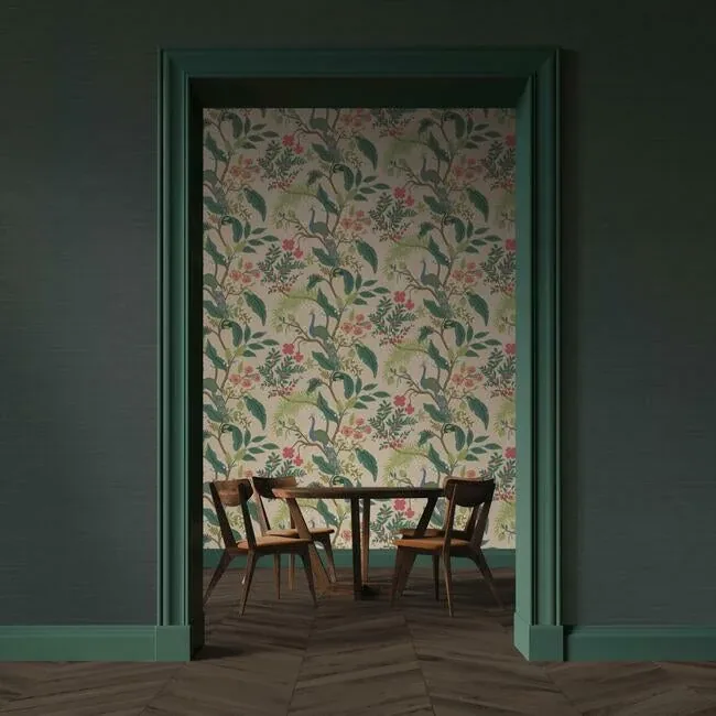 York Wallcoverings Palette Hunter Green Wallpaper - SKU RI5187