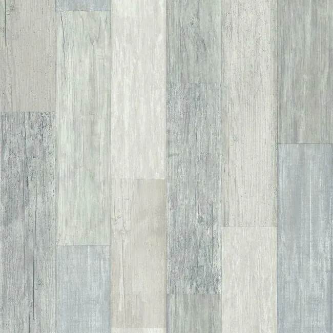 York Wallcoverings Pallet Board Blue Wallpaper - SKU FH4002