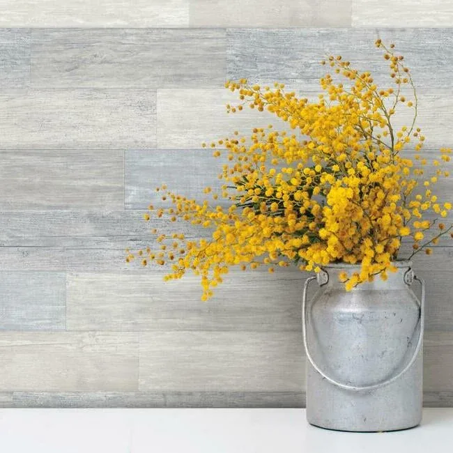 York Wallcoverings Pallet Board Blue Wallpaper - SKU FH4002