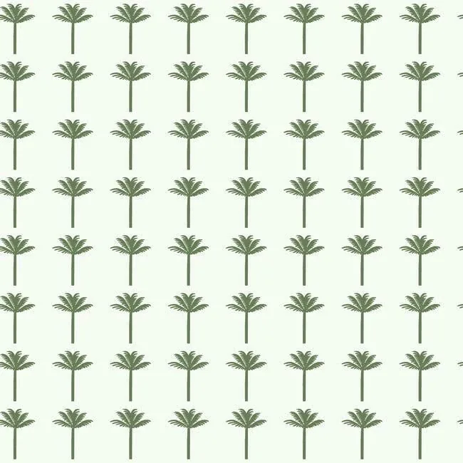 PSW1150RL | Palm Bay Green Peel & Stick Wallpaper