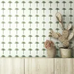 York Wallcoverings Palm Bay Green Peel & Stick Wallpaper - SKU PSW1150RL
