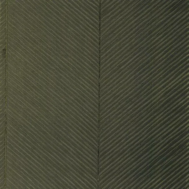 TC2696 | Palm Chevron Black & Gold Wallpaper