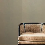 York Wallcoverings Palm Chevron Taupe & Gold Wallpaper - SKU TC2699