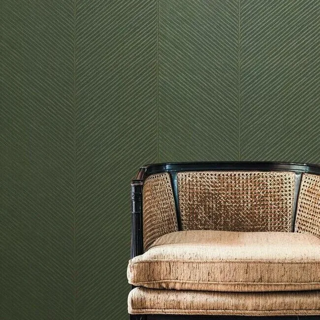 York Wallcoverings Palm Chevron Wallpaper - SKU TC2693