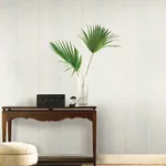 York Wallcoverings Palm Chevron White & Silver Wallpaper - SKU TC2692