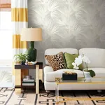 York Wallcoverings Palmetto Grey Wallpaper - SKU SS2541