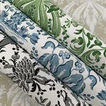 York Wallcoverings Palmetto Palm Damask Green Wallpaper - SKU DM5011