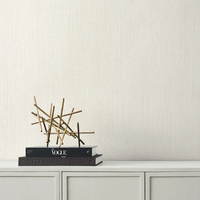 York Wallcoverings Paloma Texture Light Grey Wallpaper - SKU SI25390