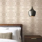 York Wallcoverings Palomino Tan Peel & Stick Wallpaper | Wallpaper Twins York Wallcoverings Palomino Tan Peel & Stick Wallpaper - SKU PSW1376RL