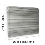 York Wallcoverings Pandora Leaf Grey Wallpaper | Wallpaper Twins York Wallcoverings Pandora Leaf Grey Wallpaper - SKU GO8264