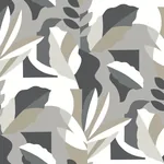York Wallcoverings Papier Colle Black & White Wallpaper - SKU AG2003