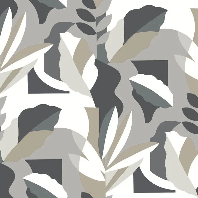AG2003 | Papier Colle Black & White Wallpaper