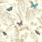 York Wallcoverings Papillon Gold Wallpaper - SKU AF2028