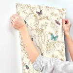 York Wallcoverings Papillon Gold Wallpaper - SKU AF2028