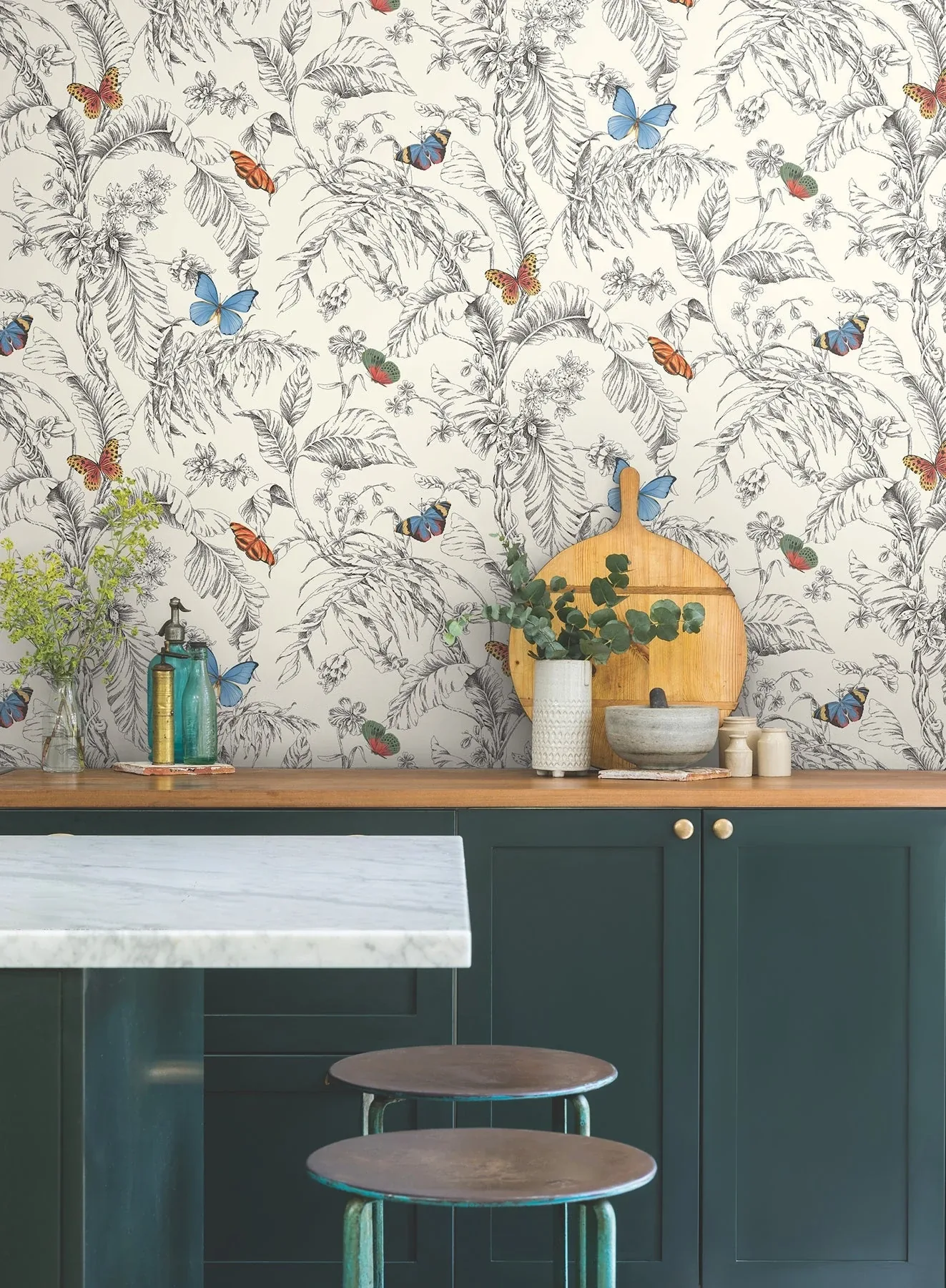 York Wallcoverings Papillon Primary Wallpaper - SKU AF2025