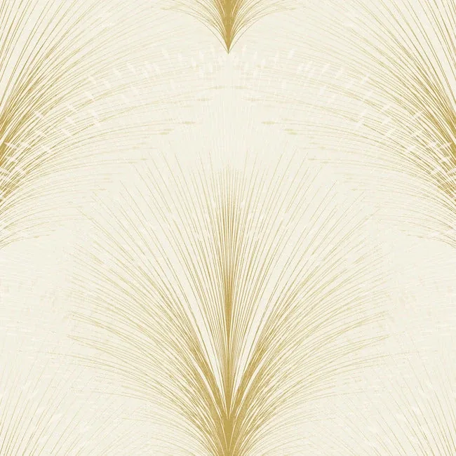 OI0683 | Papyrus Plume Ivory Wallpaper