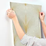 York Wallcoverings Papyrus Plume Sage Wallpaper - SKU OI0682