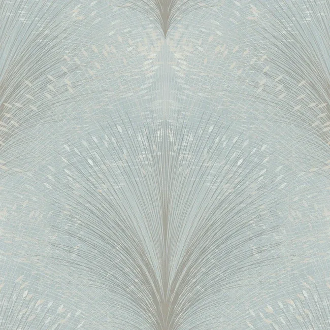 York Wallcoverings Papyrus Plume Sky Blue Wallpaper - SKU OI0685