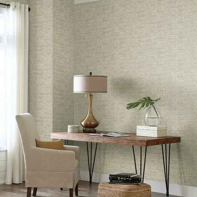York Wallcoverings Papyrus Weave Beige Wallpaper - SKU CY1557