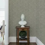 York Wallcoverings Papyrus Weave Black Wallpaper - SKU CY1559