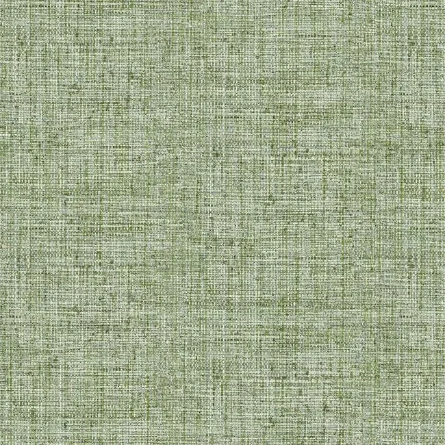 PSW1038RL | Papyrus Weave Green Peel & Stick Wallpaper
