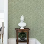 York Wallcoverings Papyrus Weave Green Peel & Stick Wallpaper - SKU PSW1038RL