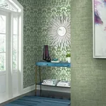 York Wallcoverings Papyrus Weave Green Wallpaper - SKU CY1561