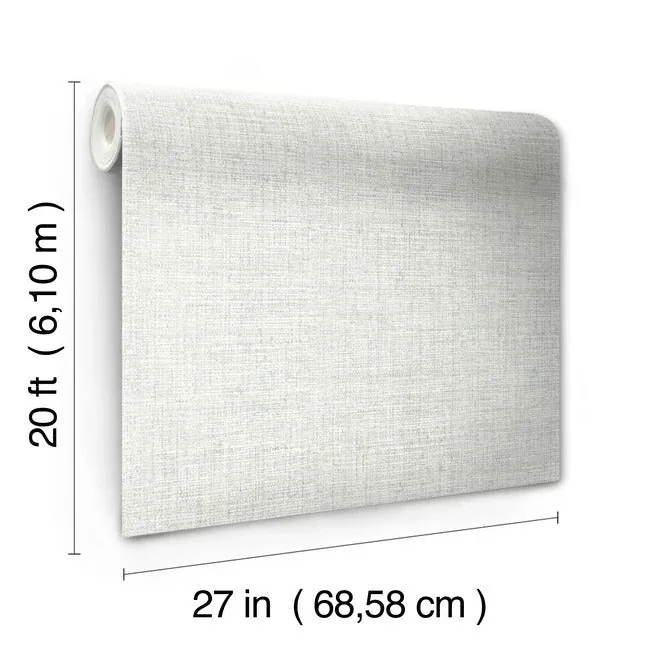 York Wallcoverings Papyrus Weave Grey Wallpaper - SKU MN1933