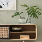 York Wallcoverings Paradise Island Weave Green Wallpaper - SKU TC2613