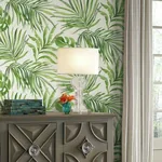 York Wallcoverings Paradise Palm Green Wallpaper | Wallpaper Twins York Wallcoverings Paradise Palm Green Wallpaper - SKU SO2450