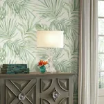 York Wallcoverings Paradise Palm Light Green Wallpaper - SKU SO2452